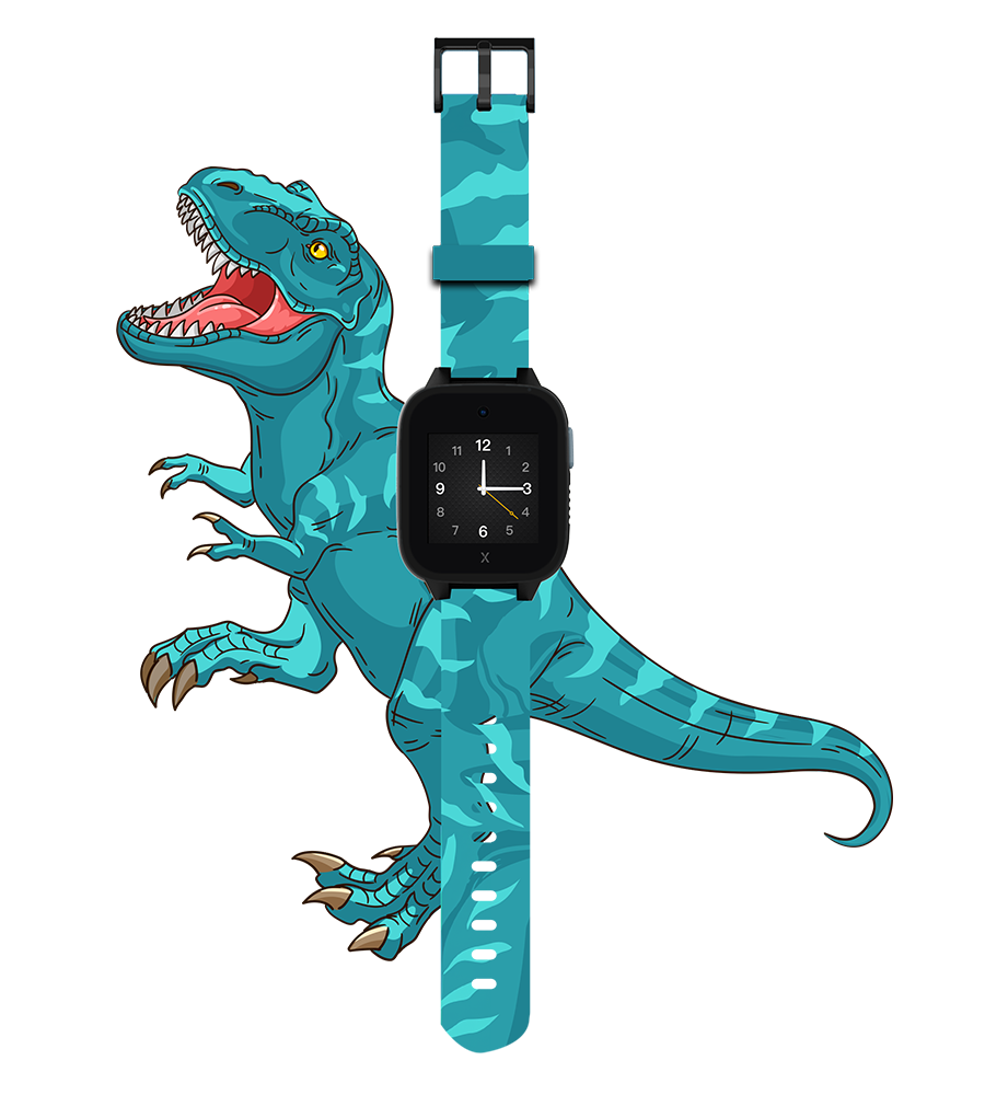 Turquoise Dinosaur Wristband (XGO3)