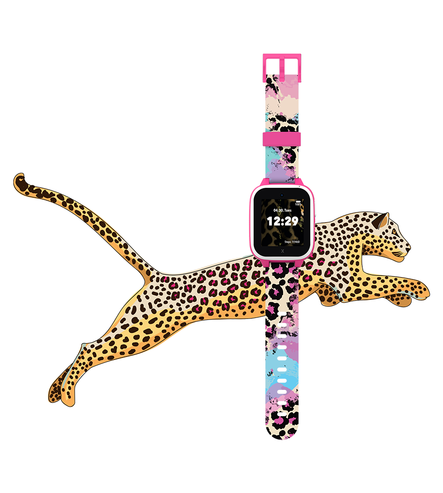 Pink Leopard Wristband (XGO3)