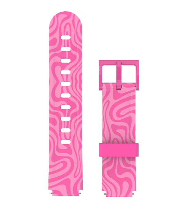 Pink Zebra Watch Strap (XGO3)