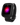 Smartwatch with a black braided strap displaying an SOS button on a white background